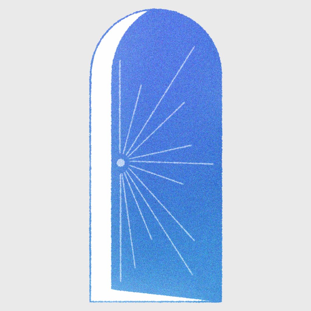 open door illustration