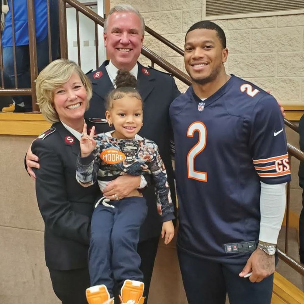 The Salvation Army & Chicago Bears Partner Together