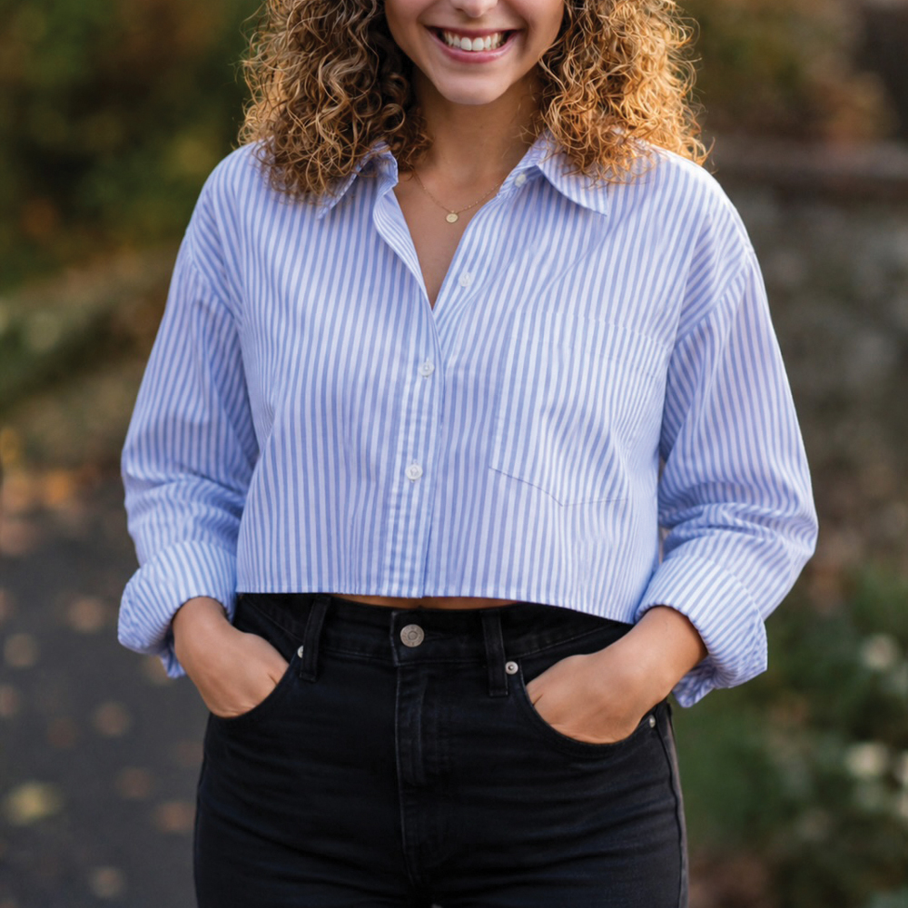 How to Turn One Thrifted Button-Down Into Three Trendy Tops